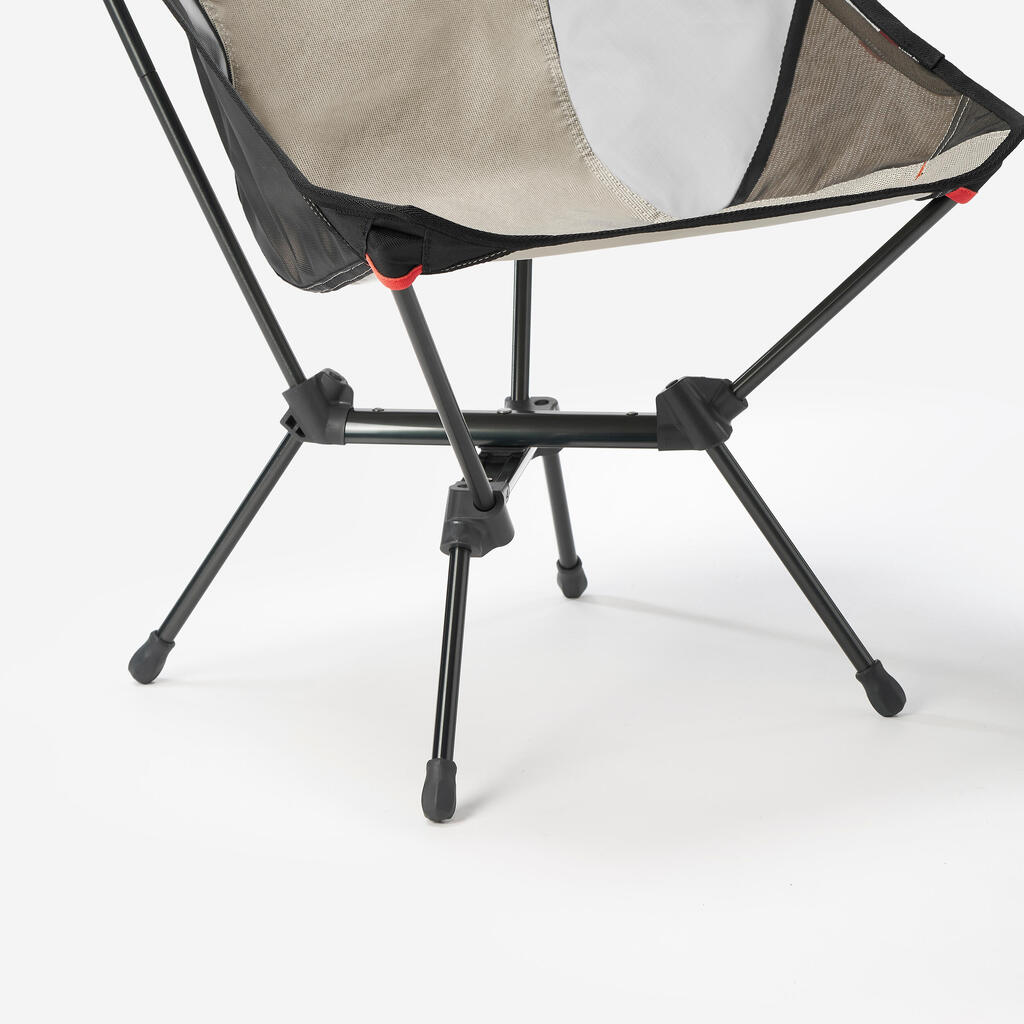 CHAISE BASSE DE CAMPING 500 M - PLIANTE ET COMPACTE