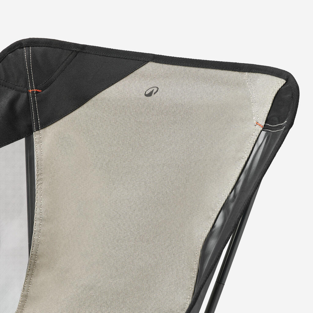 Silla de camping baja, plegable y compacta 500