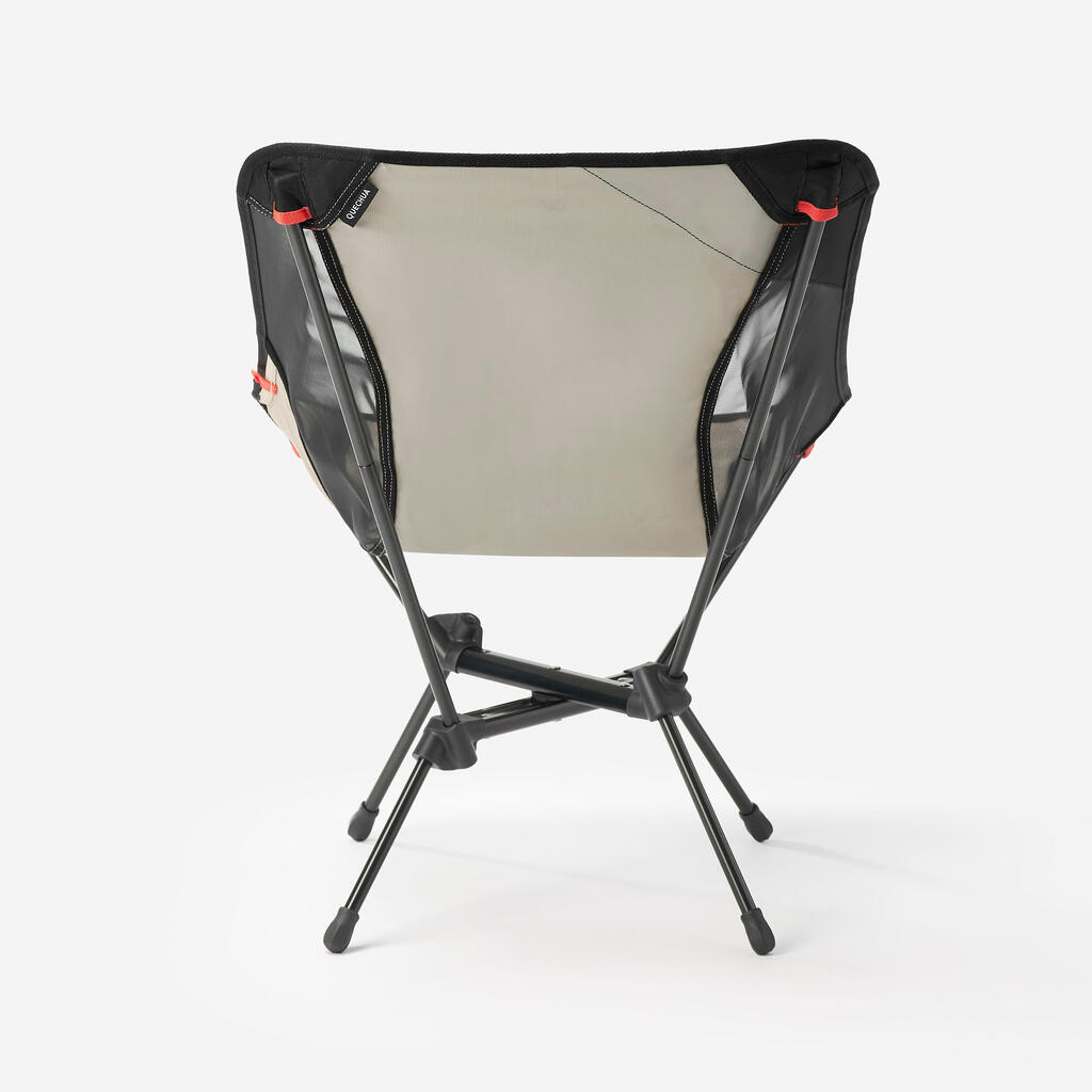 CHAISE BASSE DE CAMPING 500 M - PLIANTE ET COMPACTE
