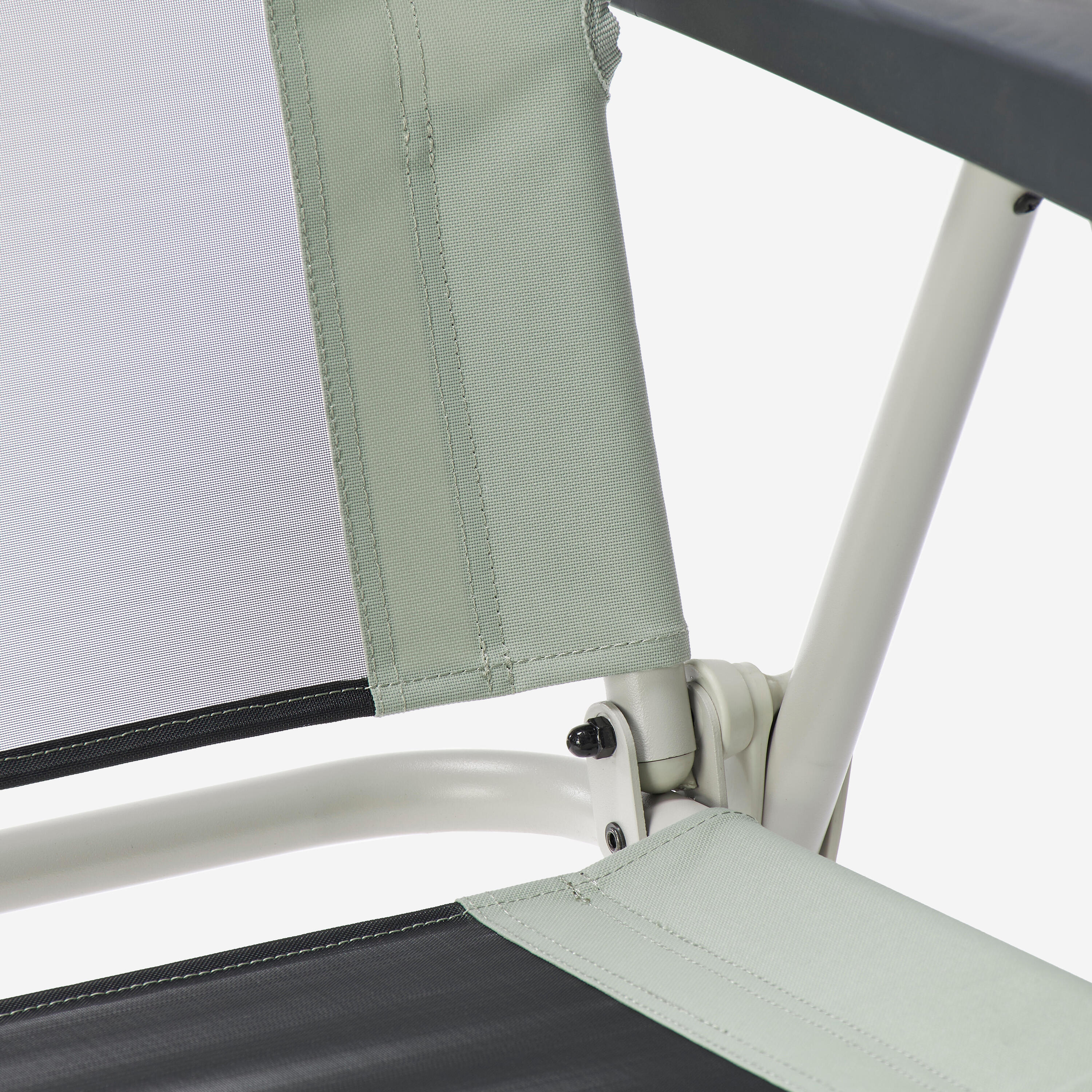 Comfortabele en opvouwbare campingstoel verstelbare rugleuning 5/12