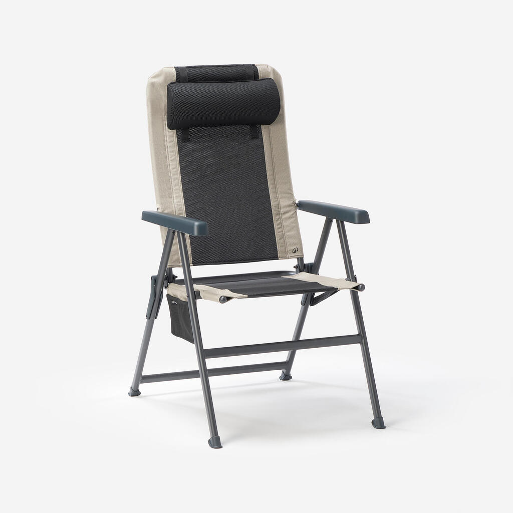 FAUTEUIL INCLINABLE 5 POSITIONS - UTLRA CONFORT & PLIANT - DE CAMPING