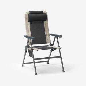 Silla de camping plegable, reclinable en 5 posiciones, ultra cómoda.