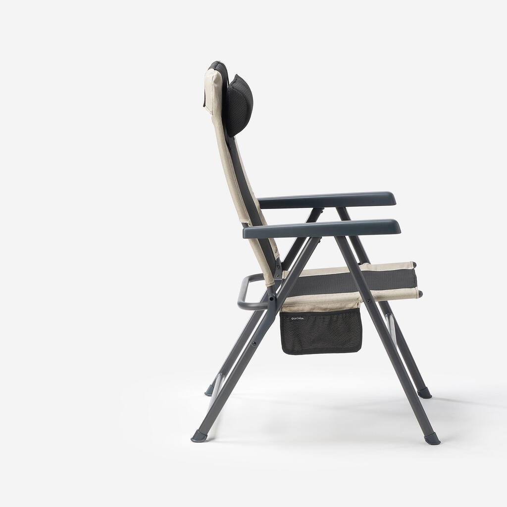 FAUTEUIL INCLINABLE 5 POSITIONS - UTLRA CONFORT & PLIANT - DE CAMPING