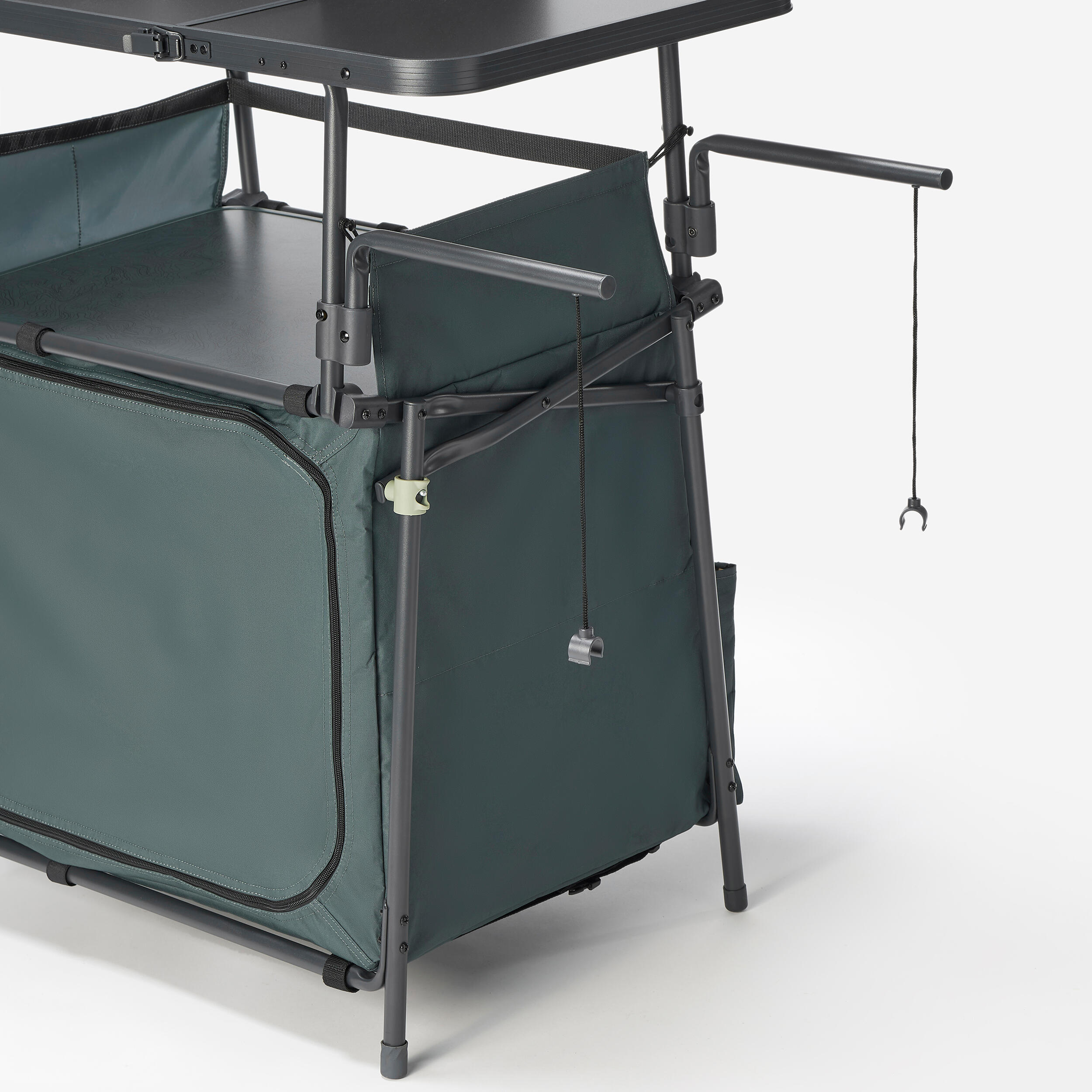Camping Kitchen Unit Large - Folding and Compact - QUECHUA