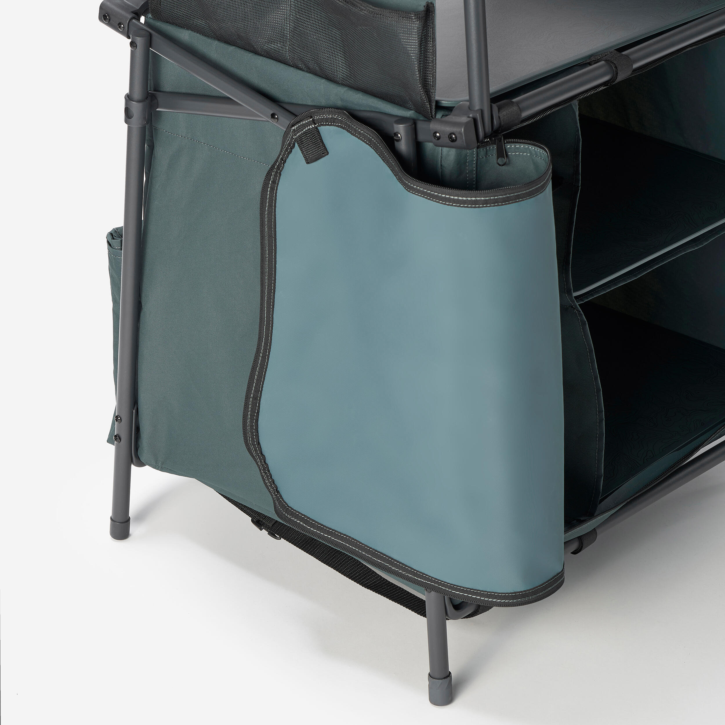 Camping Kitchen Unit Large - Folding and Compact - QUECHUA