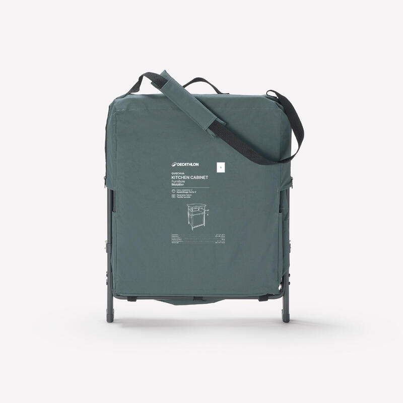Mobilier de bucătărie camping S, pliabil şi compact