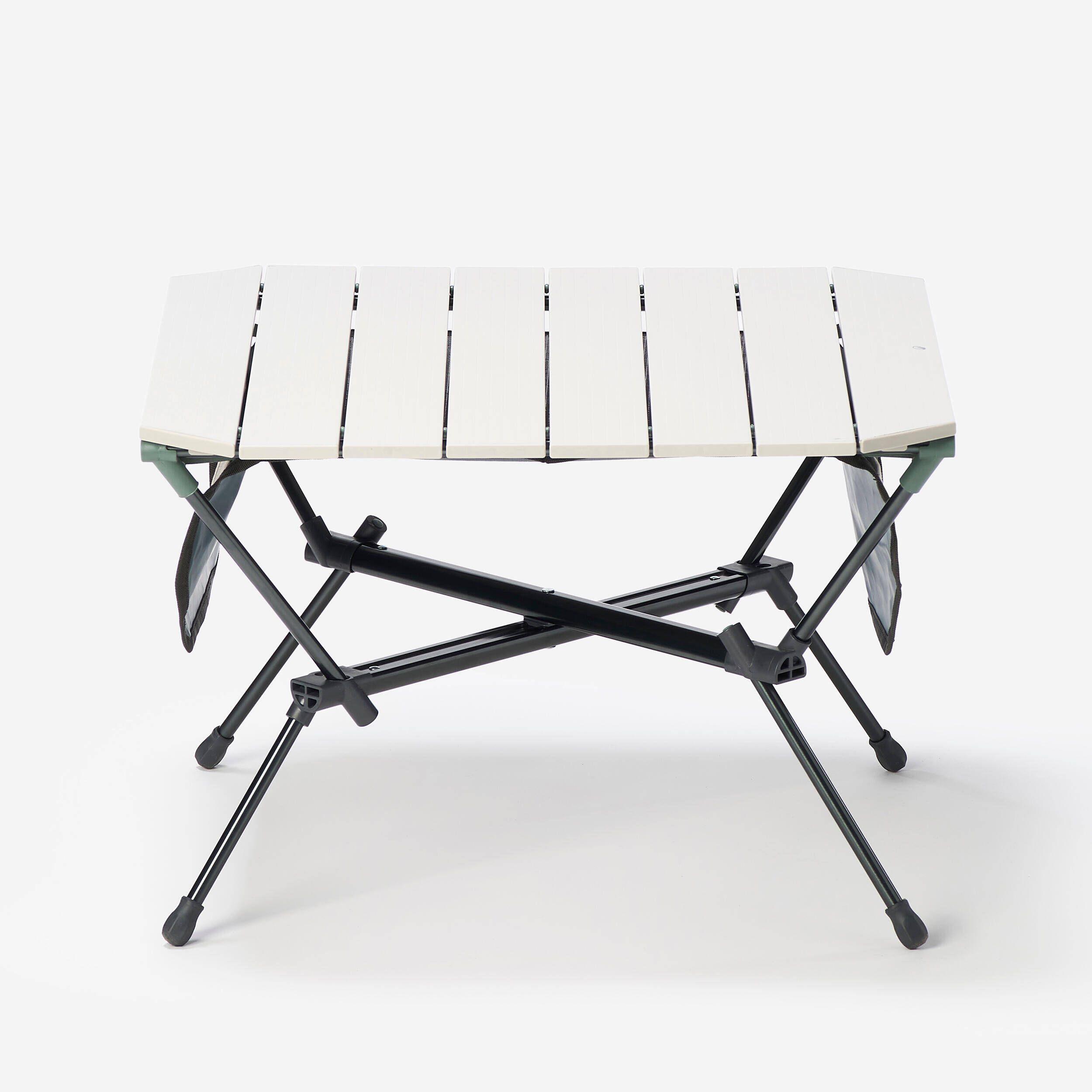 Camping Table Compact and Foldable for 2 People - White -  4