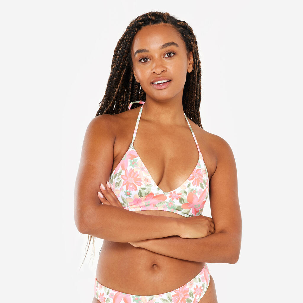 Women’s floral triangle swimsuit top - Roxy Daisy