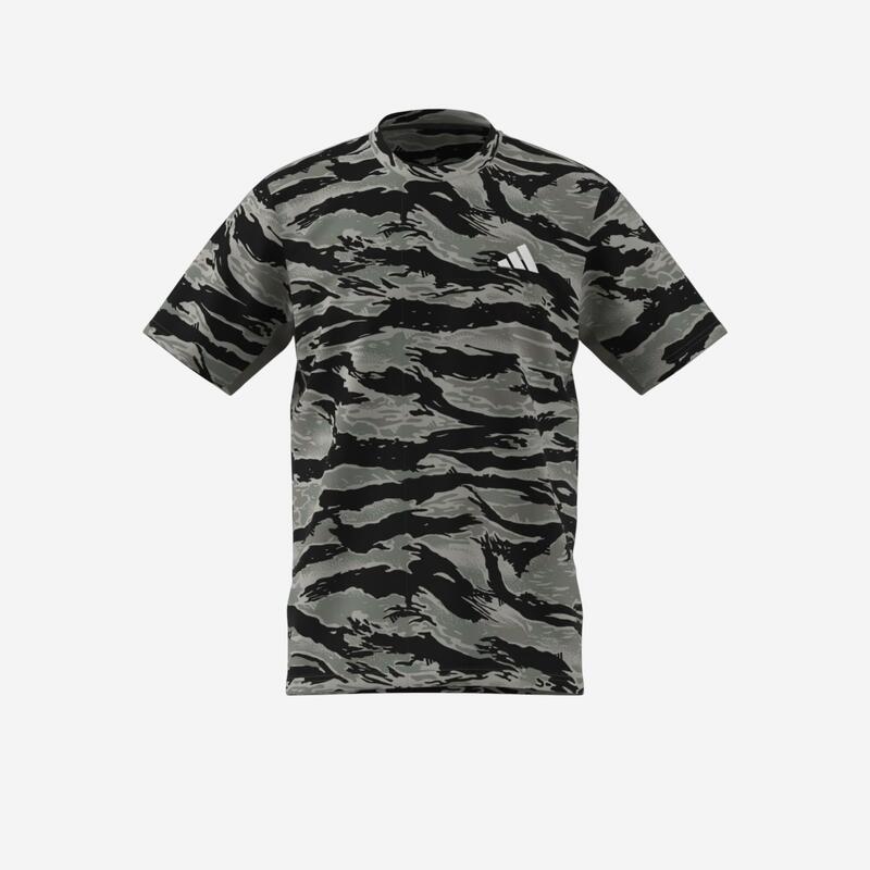 T-Shirt de Fitness Homem Adidas Camuflado Verde