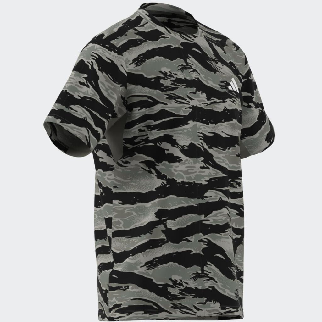 Ανδρικό αθλητικό t-shirt - Πράσινο με σχέδιο παραλλαγής