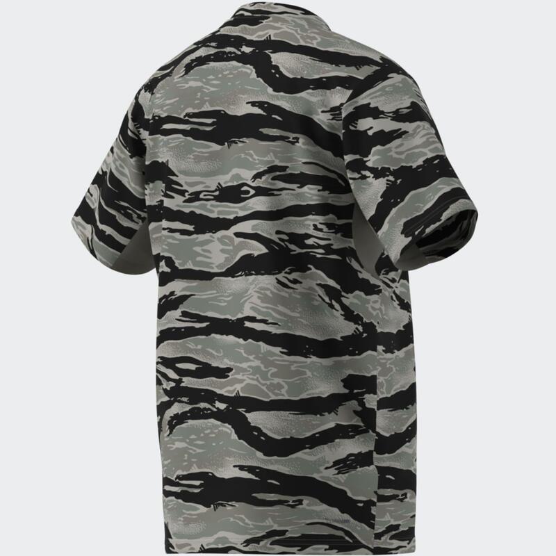 T-Shirt de Fitness Homem Adidas Camuflado Verde