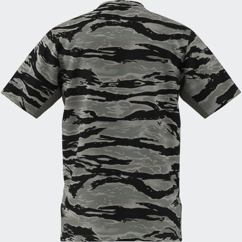 T-Shirt de Fitness Homem Adidas Camuflado Verde