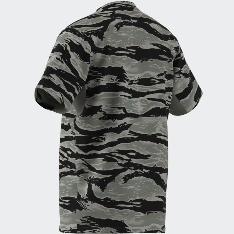T-Shirt de Fitness Homem Adidas Camuflado Verde