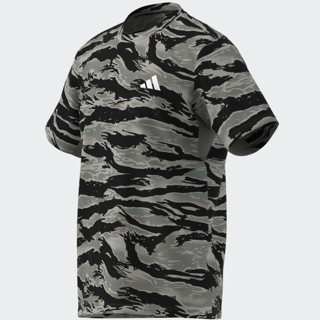 Ανδρικό αθλητικό t-shirt - Πράσινο με σχέδιο παραλλαγής