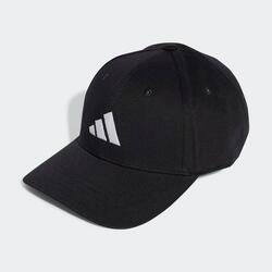 Casquette de fitness en coton unisexe, noir