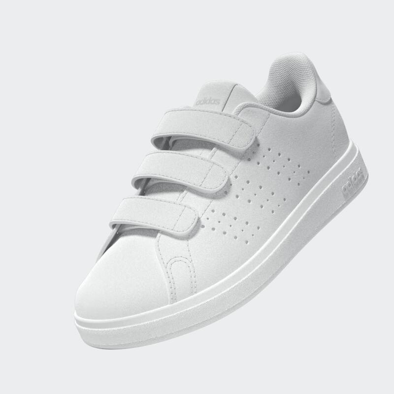 Chaussures à scratch pour enfant, blanc