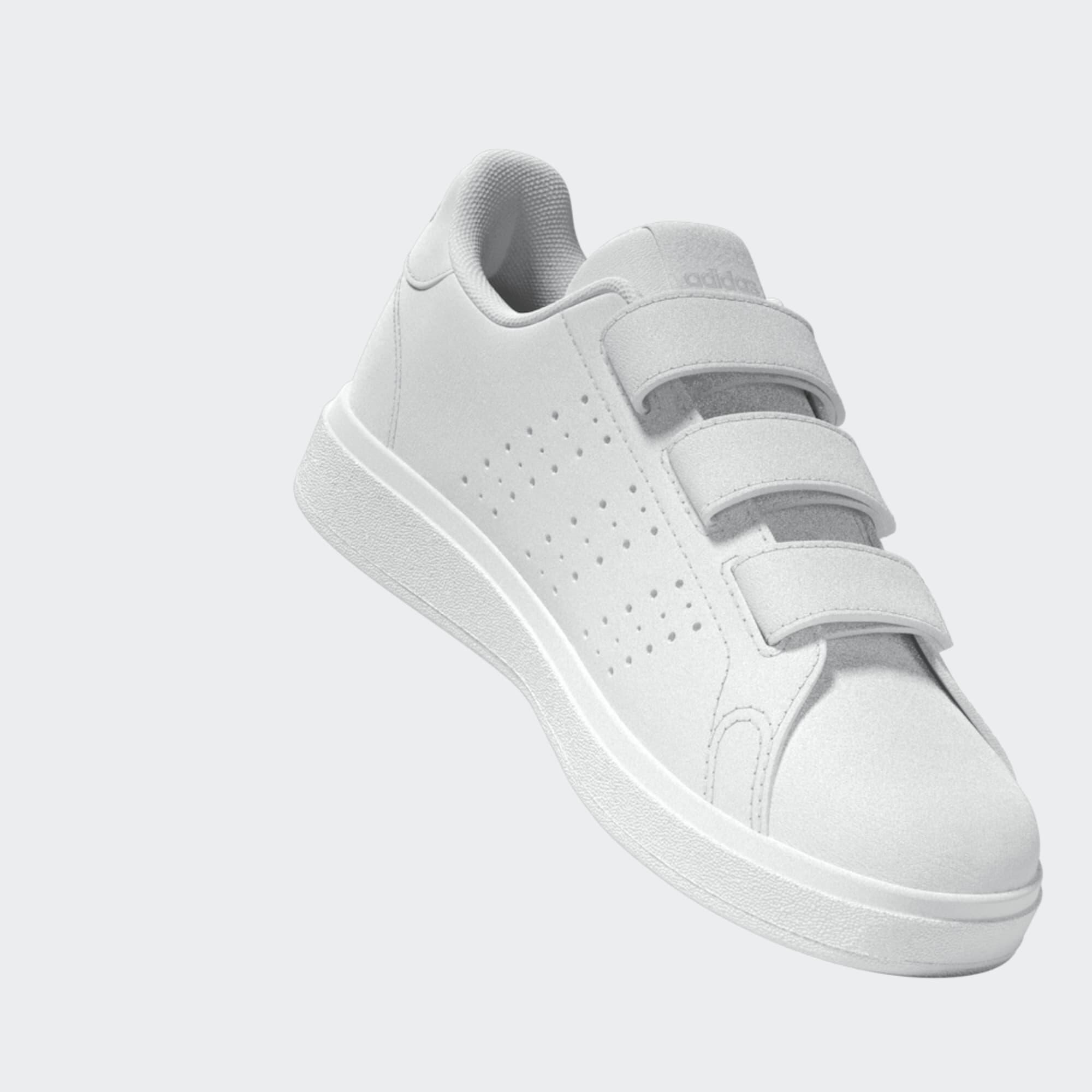 Chaussures à scratch pour enfant, blanc 5/9