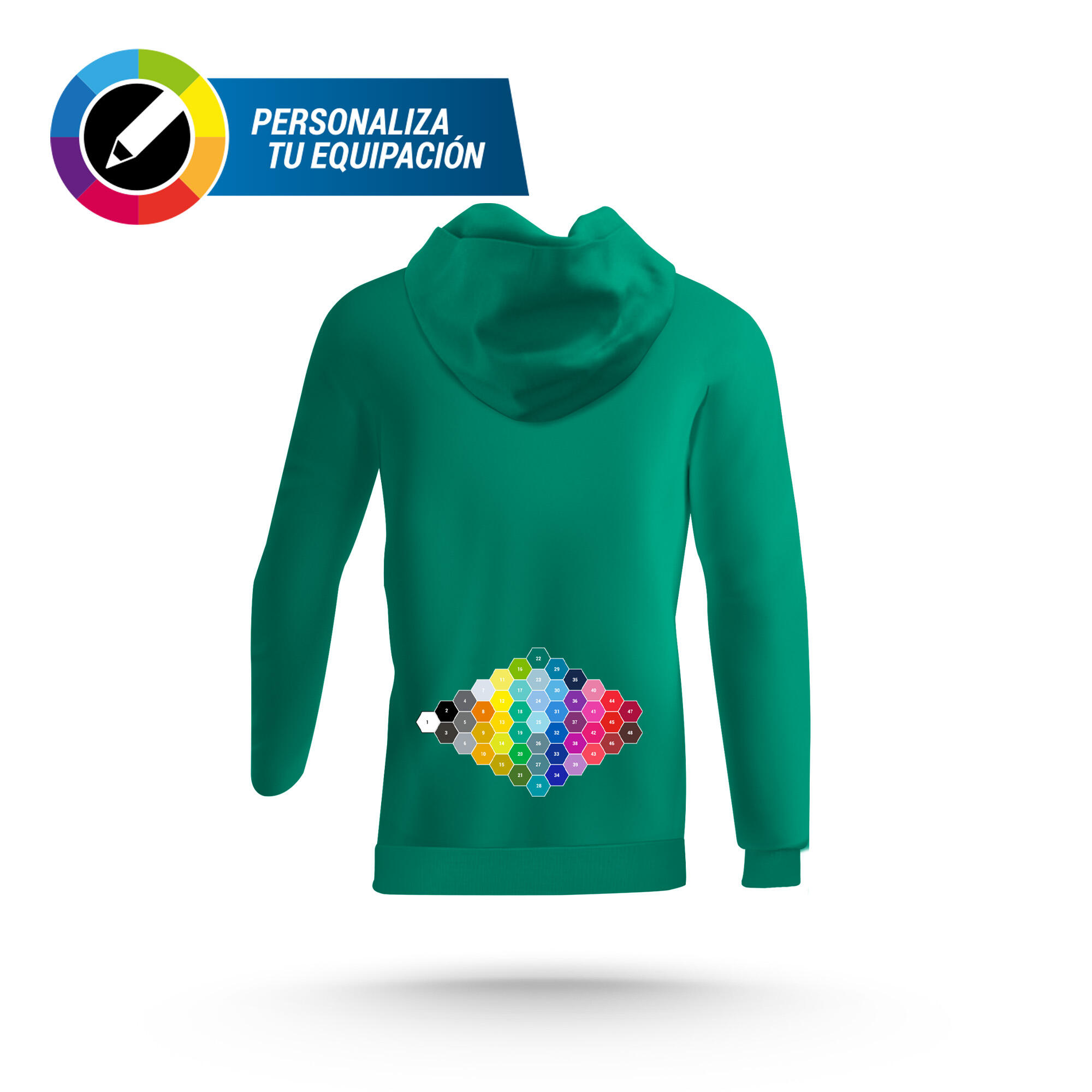 SUDADERA CON CAPUCHA PERSONALIZABLE ADULTO Y NIÑO 2/2
