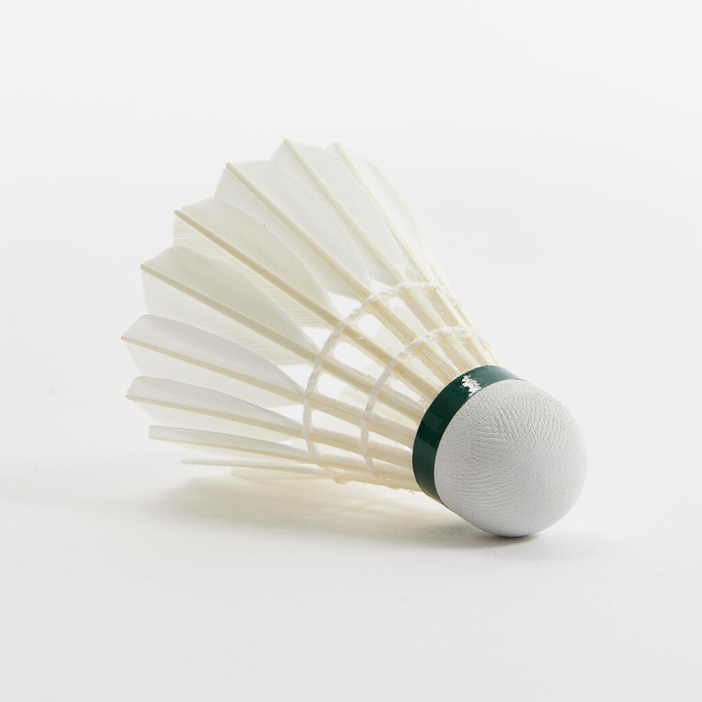 Loptica za badminton s perima QUEEN SPEED 77 (12 komada)