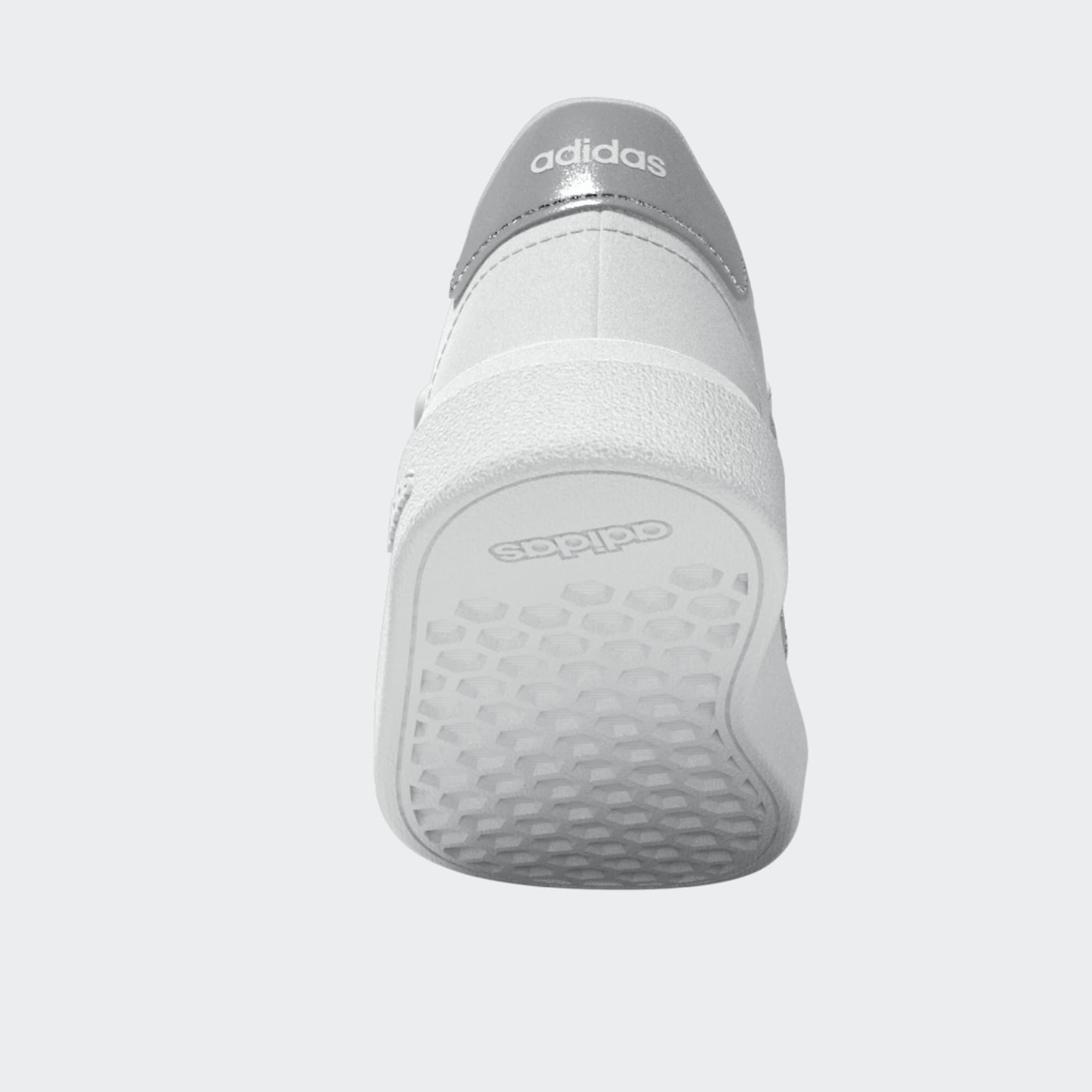 Scarpe primi passi ADIDAS bambino GRAND COURT 2.0 con strap bianco-argento 4/11