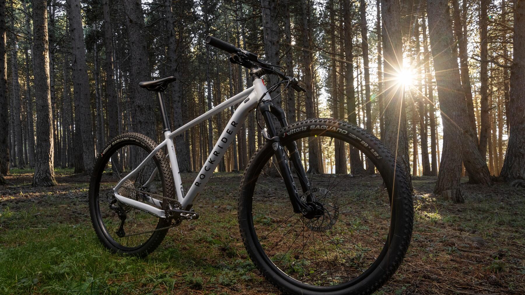 vélo de cross country en foret