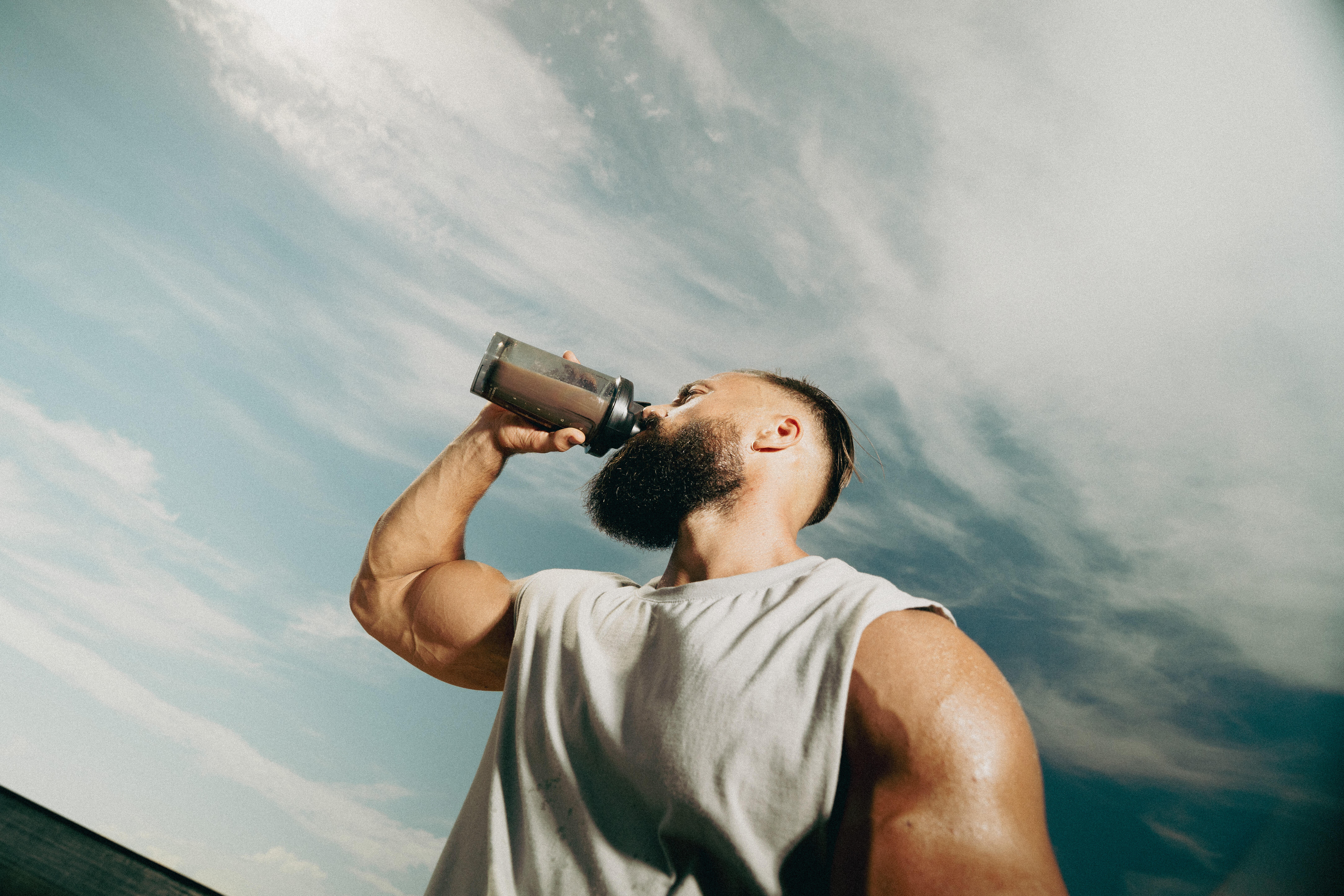 Protein Powder Pre-Workout Classic Shaker with Sieve - 500 ml - CORENGTH