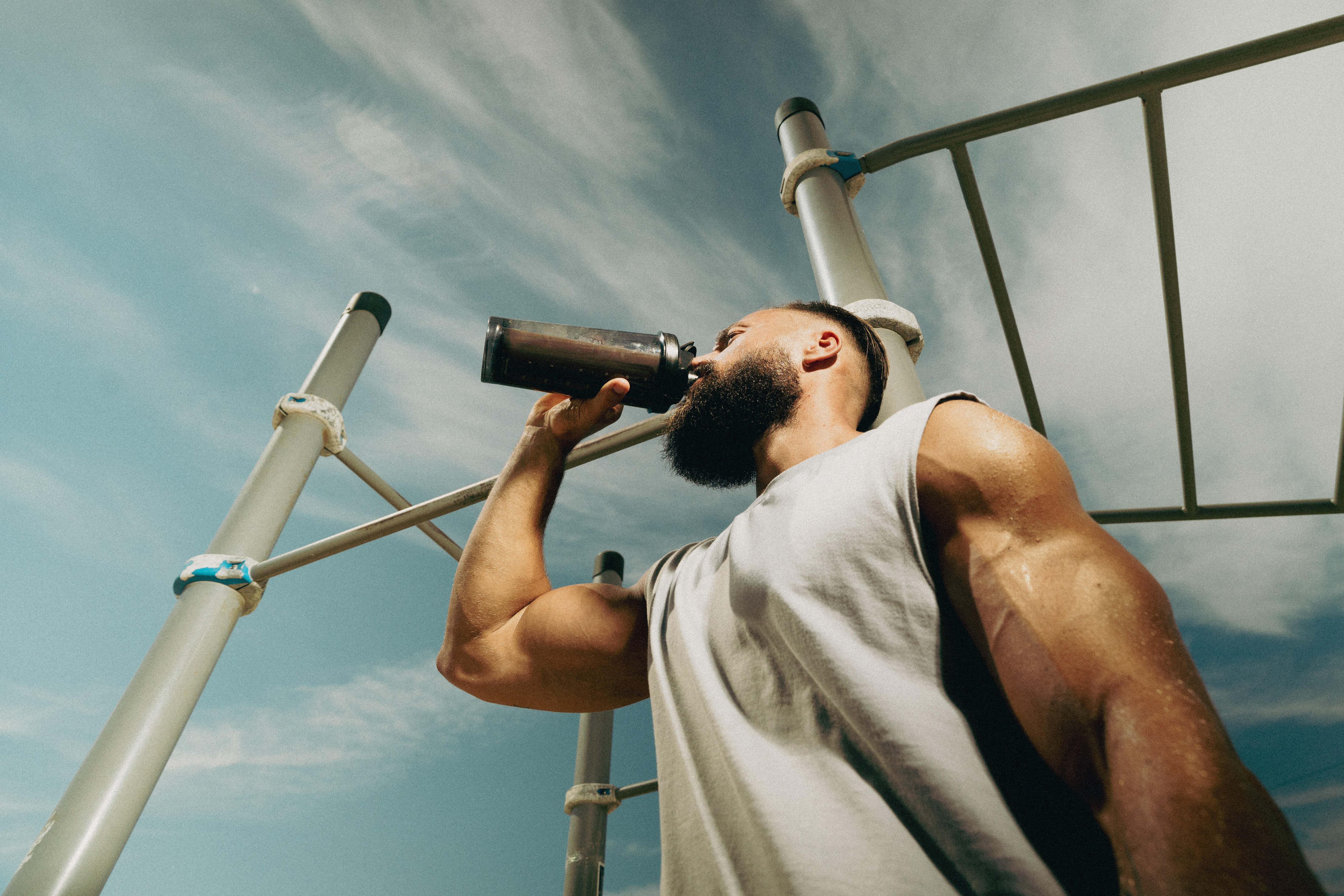 Protein Powder Pre-Workout Maxi Shaker with Sieve - 700 ml - CORENGTH