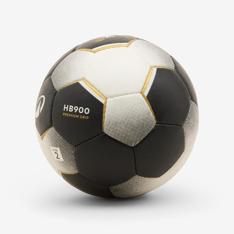 Ballon de handball taille 2 - h900 blanc / noir