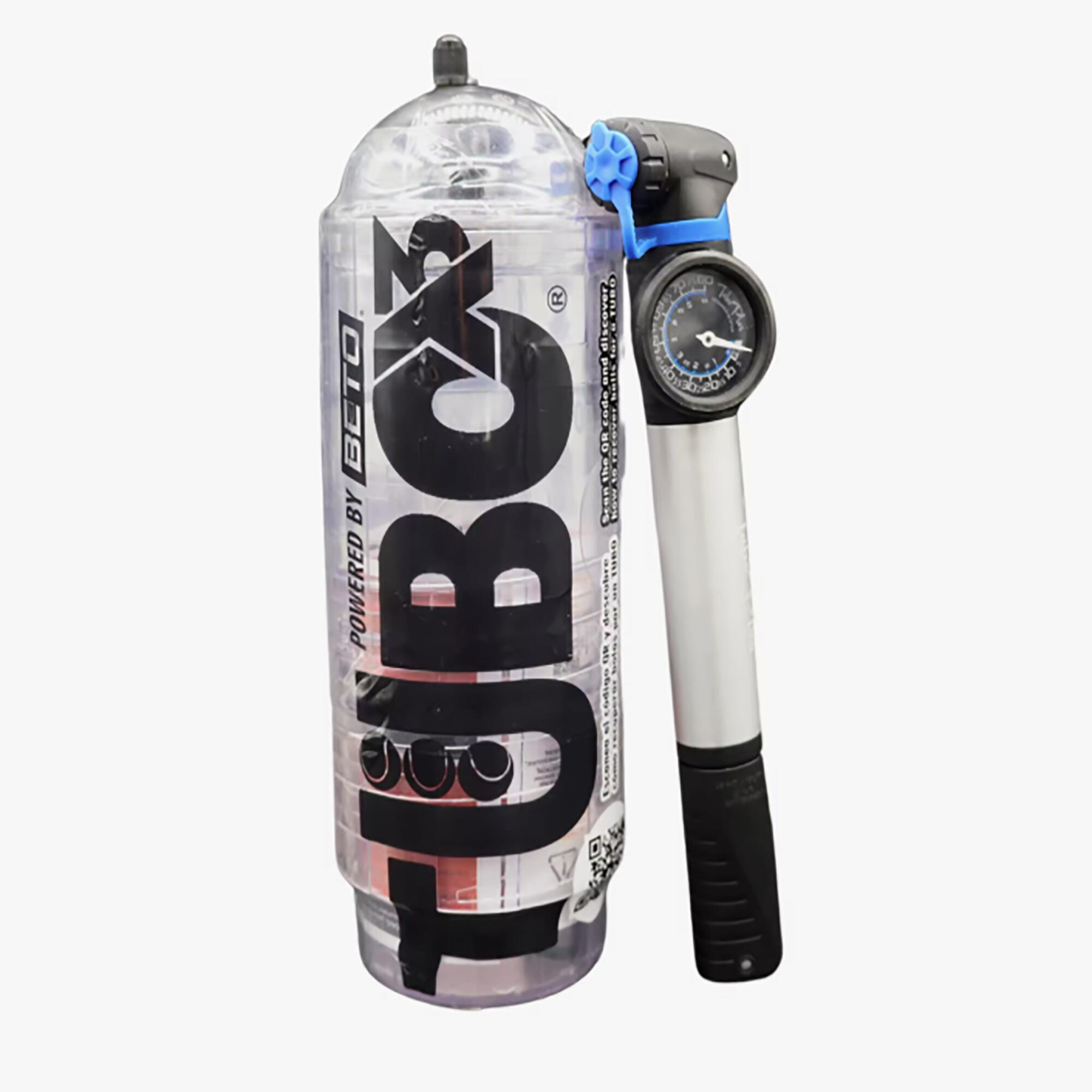Presurizador de pelotas de pádel 3 pelotas - TuboX4 Crystal 1/6