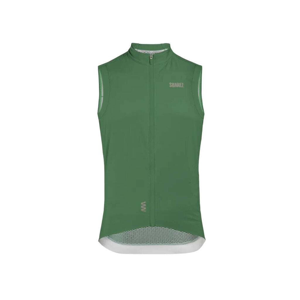 Chaleco rompevientos hombre Suarez Barrier Dusk Laurel 2.3 semi relax fit verde