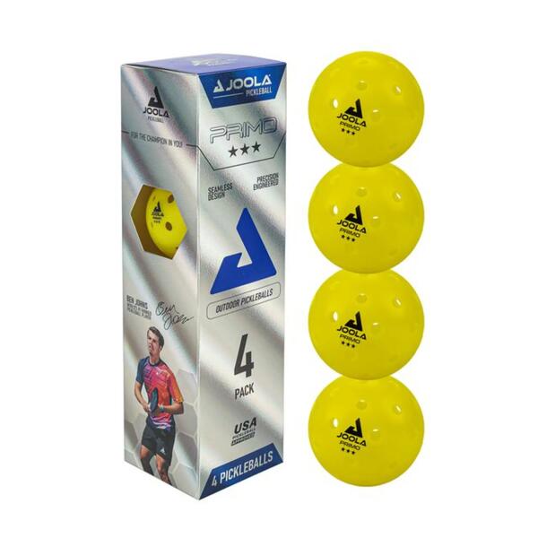 Four-pack of pickleball balls