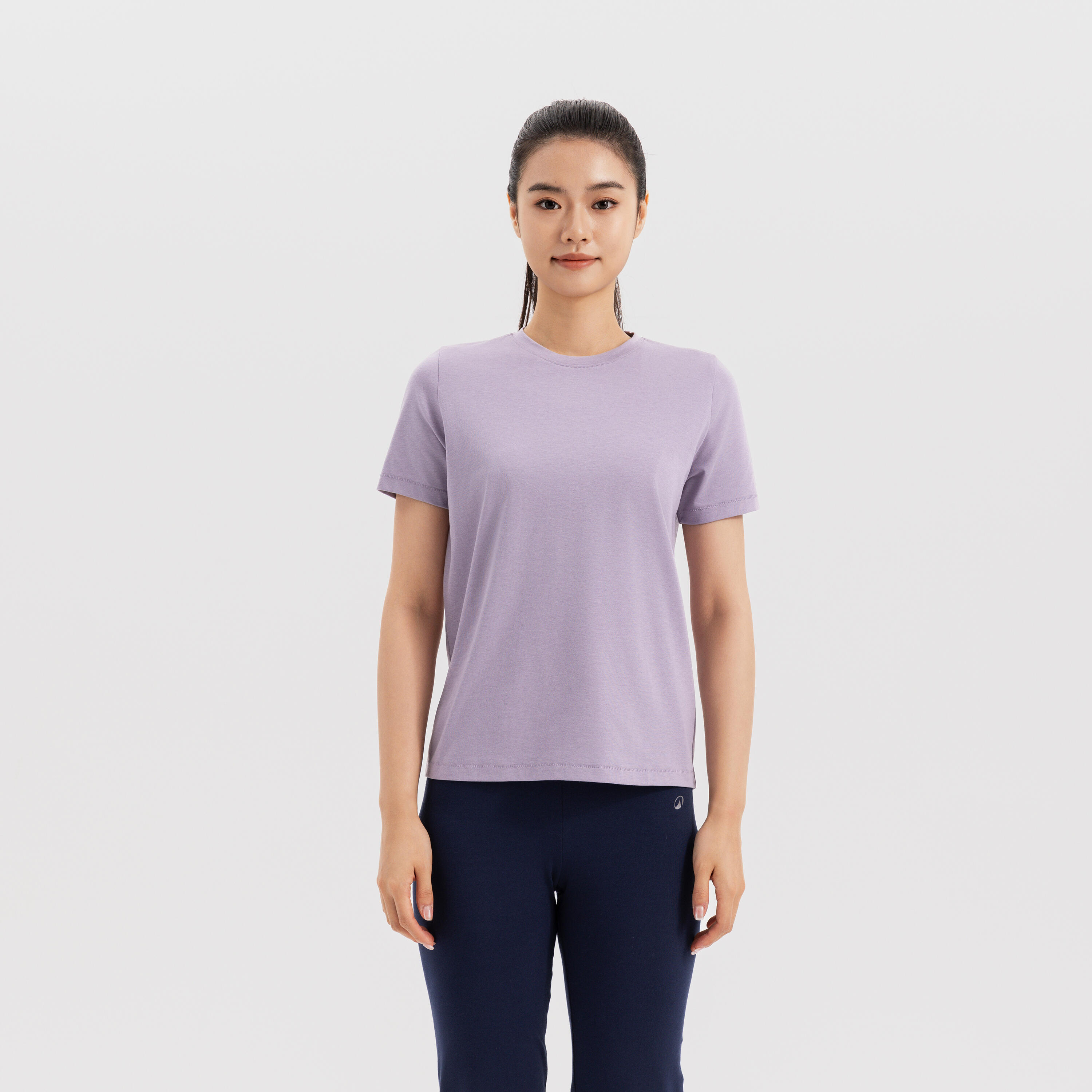 Women's CN Cooling Fitness T-Shirt 500 - Smoked Purple