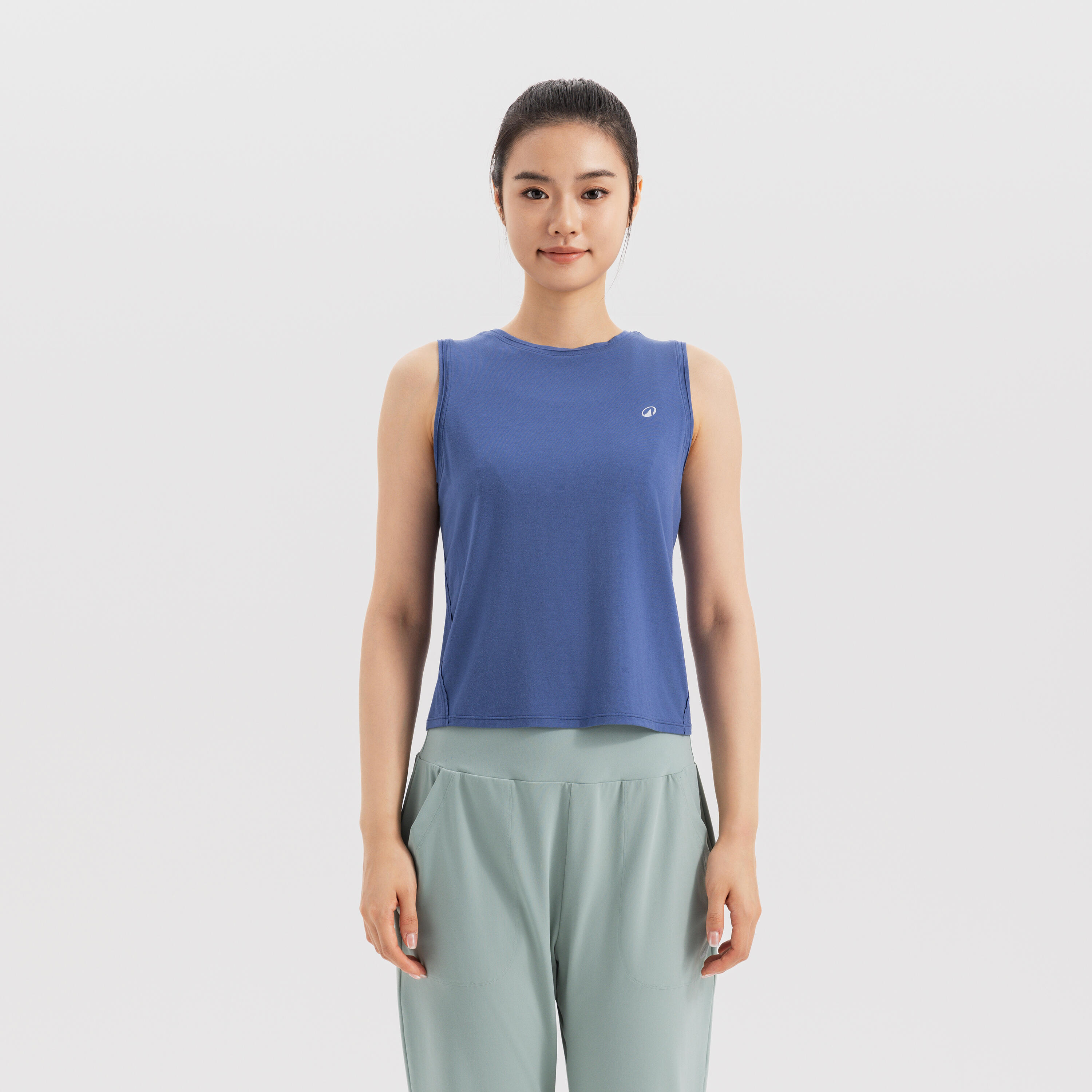 Kimjaly Women's Yoga Tank Top CN 520 - Blue