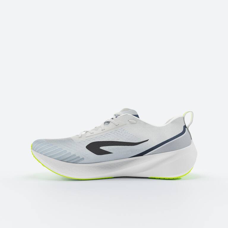Men's Running Shoes - Kiprun Cushion 500 - White/Yellow
