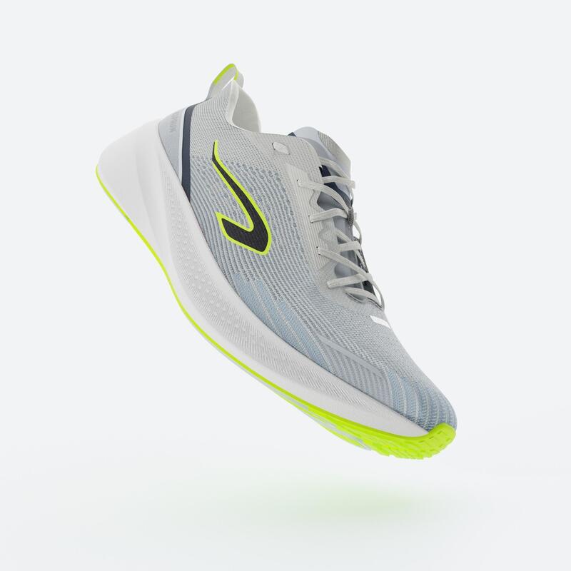 Hardloopschoenen voor heren Cushion 500 wit geel