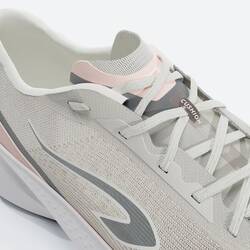 Women's running shoes, Kiprun
Cushion 500 - Beige/Pink