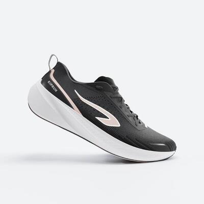 Scarpe running donna CUSHION 500 rosa fluo