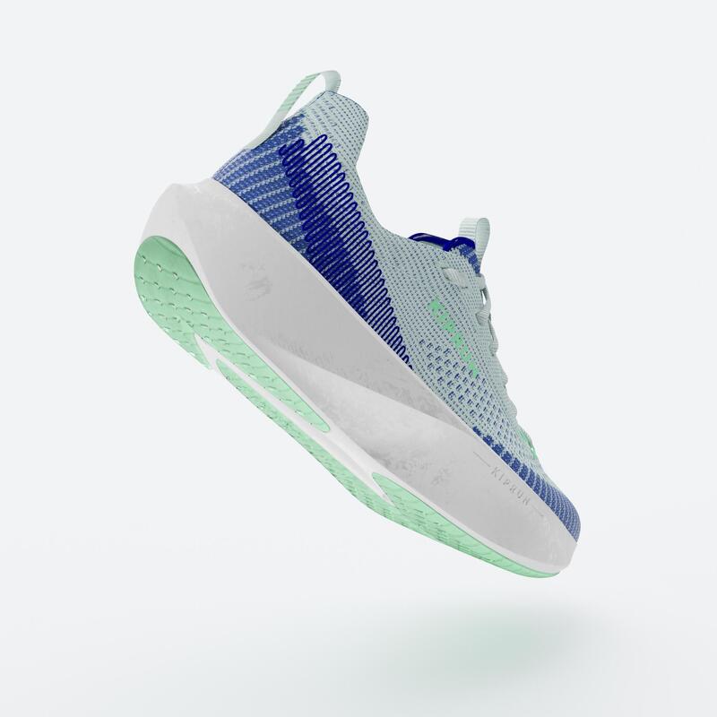 Chaussures de Running Homme , Kiprun KipX bleue verte