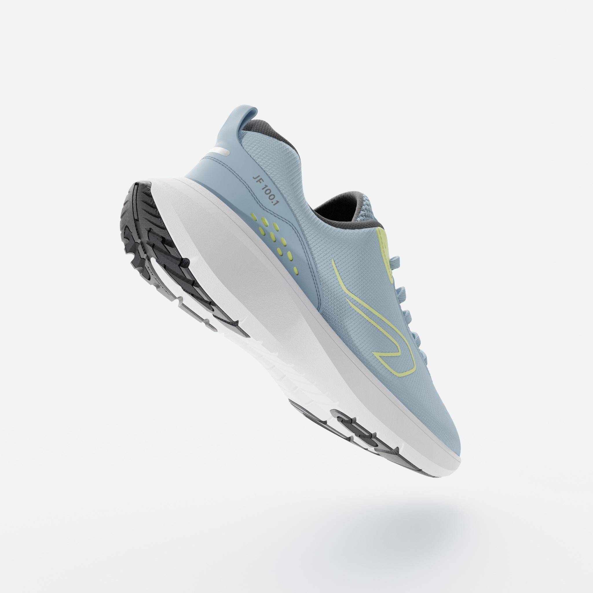 Men Running Shoes Superior Grip Cushioned Upto 10km/week, Jogflow100 -  Blue -  5