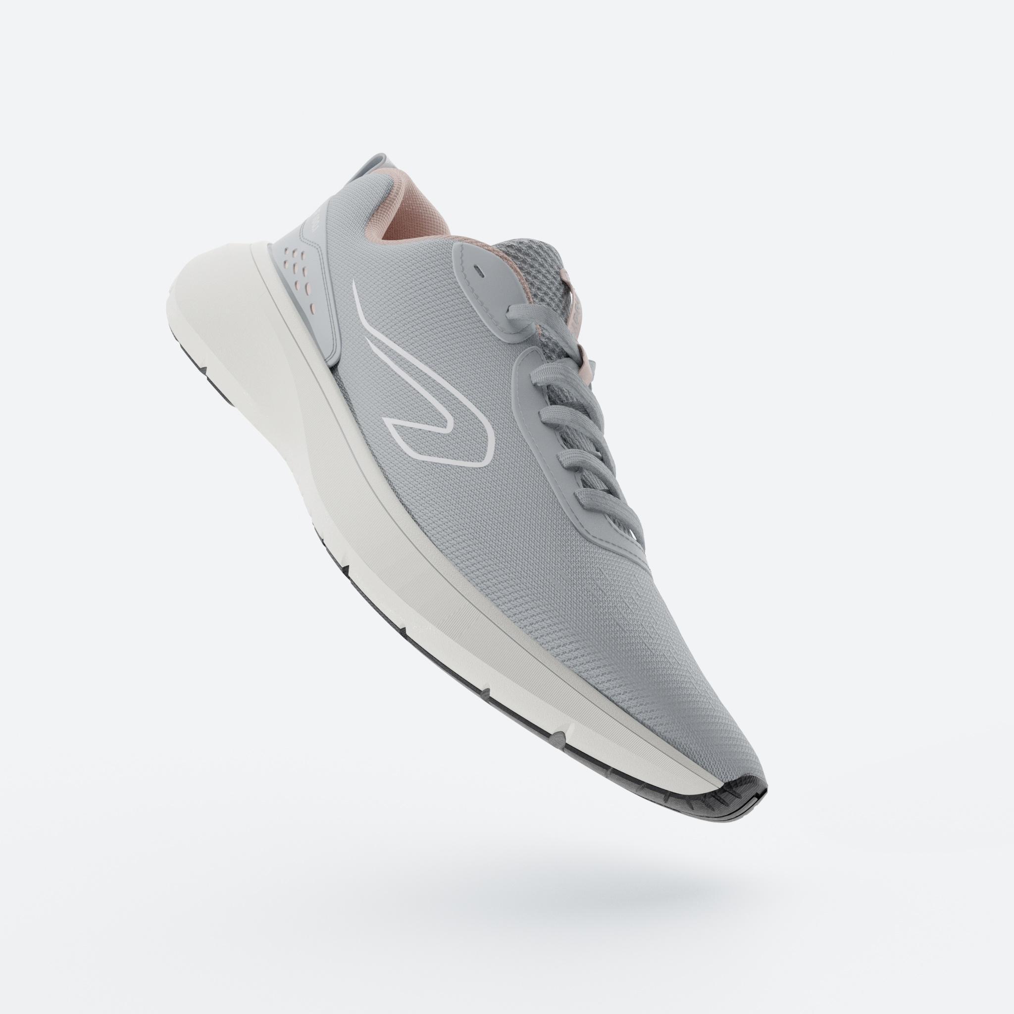 Women Running Shoes Lightweight, Cushioned, Upto 10km/week, Jogflow 100.1 - Grey