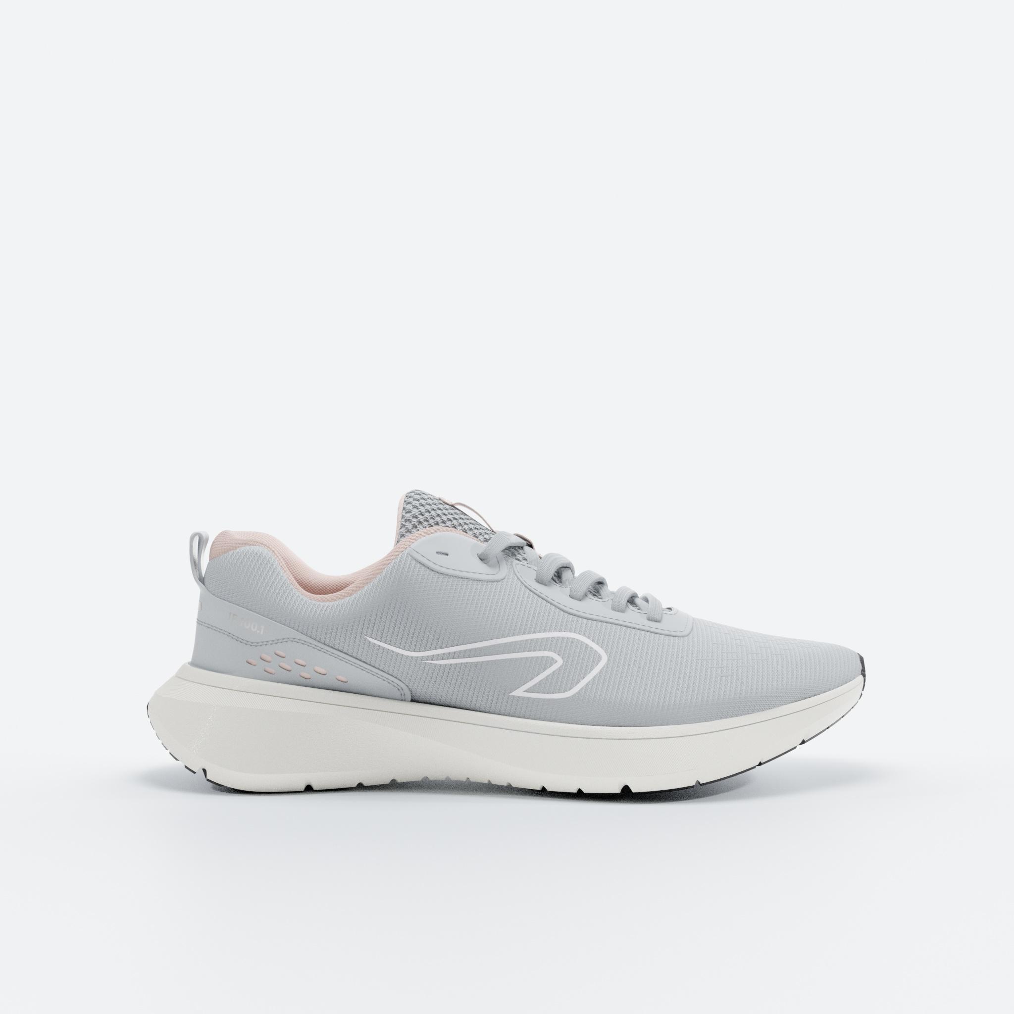 Women Running Shoes Lightweight, Cushioned, Upto 10km/week, Jogflow 100.1 - Grey