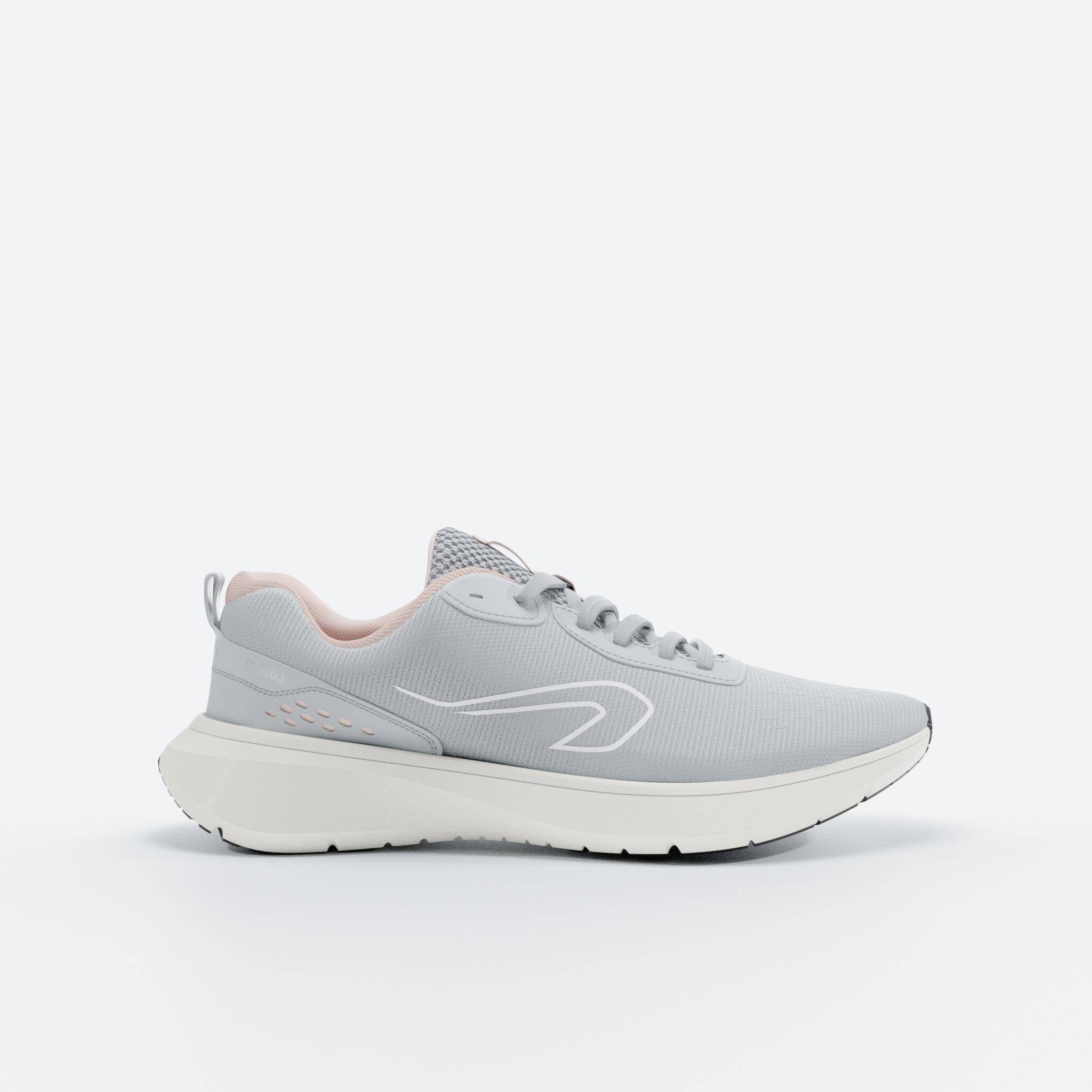 Women Running Shoes Lightweight, Cushioned, Upto 10km/week, Jogflow 100.1 - Grey