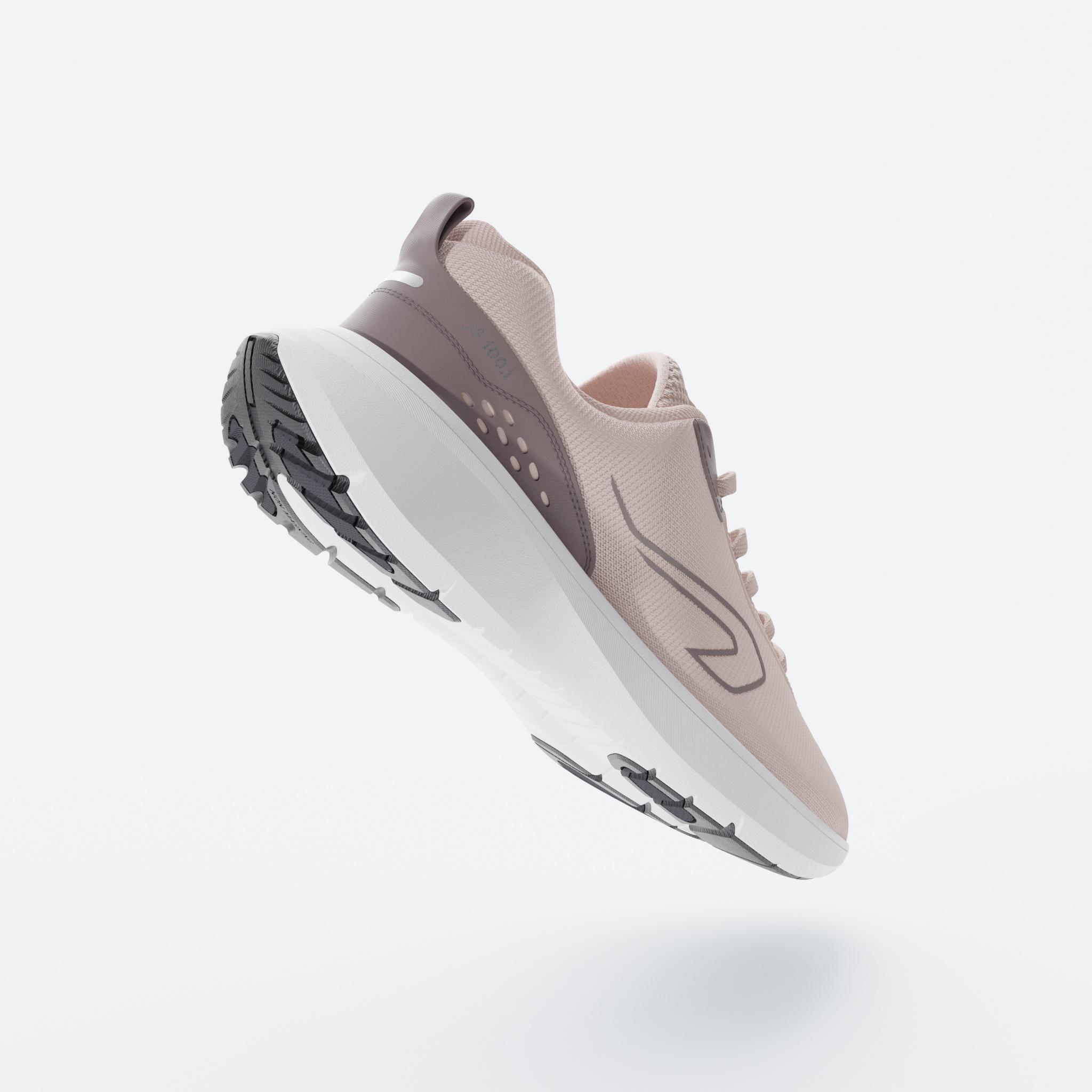 Women Running Shoes Lightweight, Cushioned, Upto 10km/week, Jogflow 100.1 - Pink