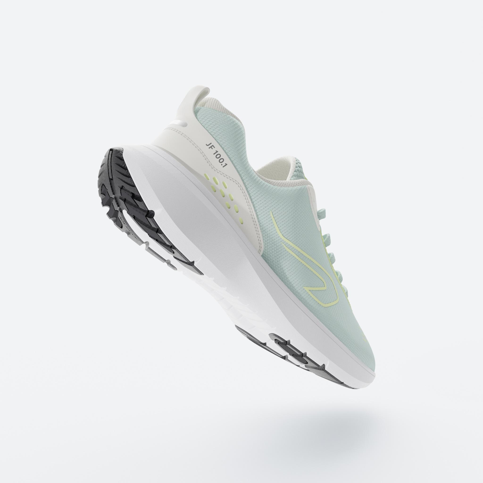 Women Running Shoes Lightweight, Cushioned, Upto 10km/week, Jogflow 100.1 -Green