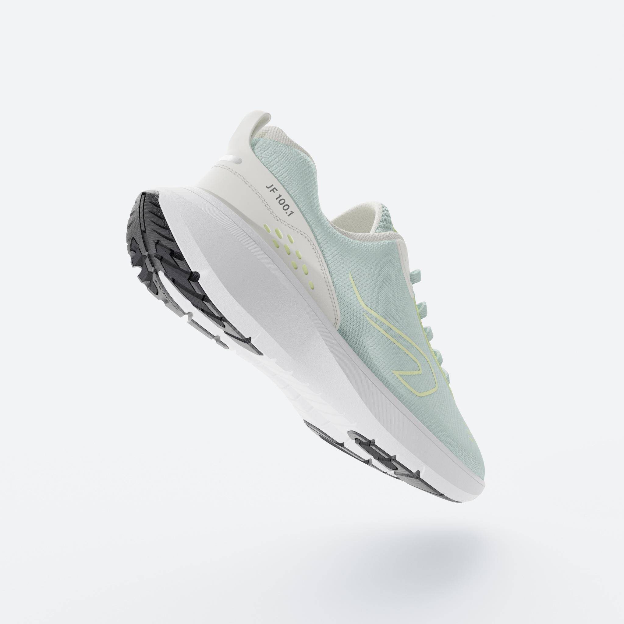 Women Running Shoes Lightweight, Cushioned, Upto 10km/week, Jogflow 100.1 -Green -  5