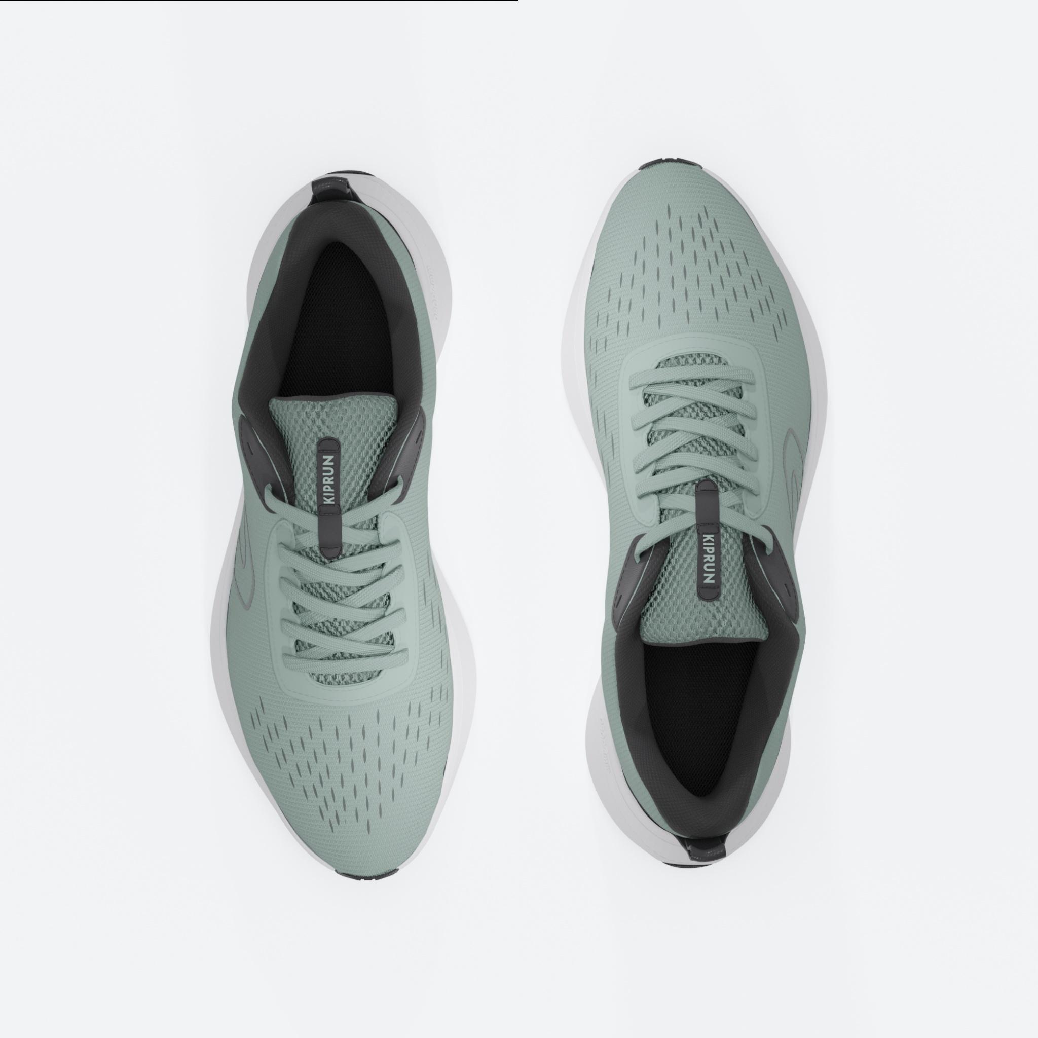 Men Running Shoes Superior Grip Cushioned Upto 10km/week, Jogflow - Frozen Green