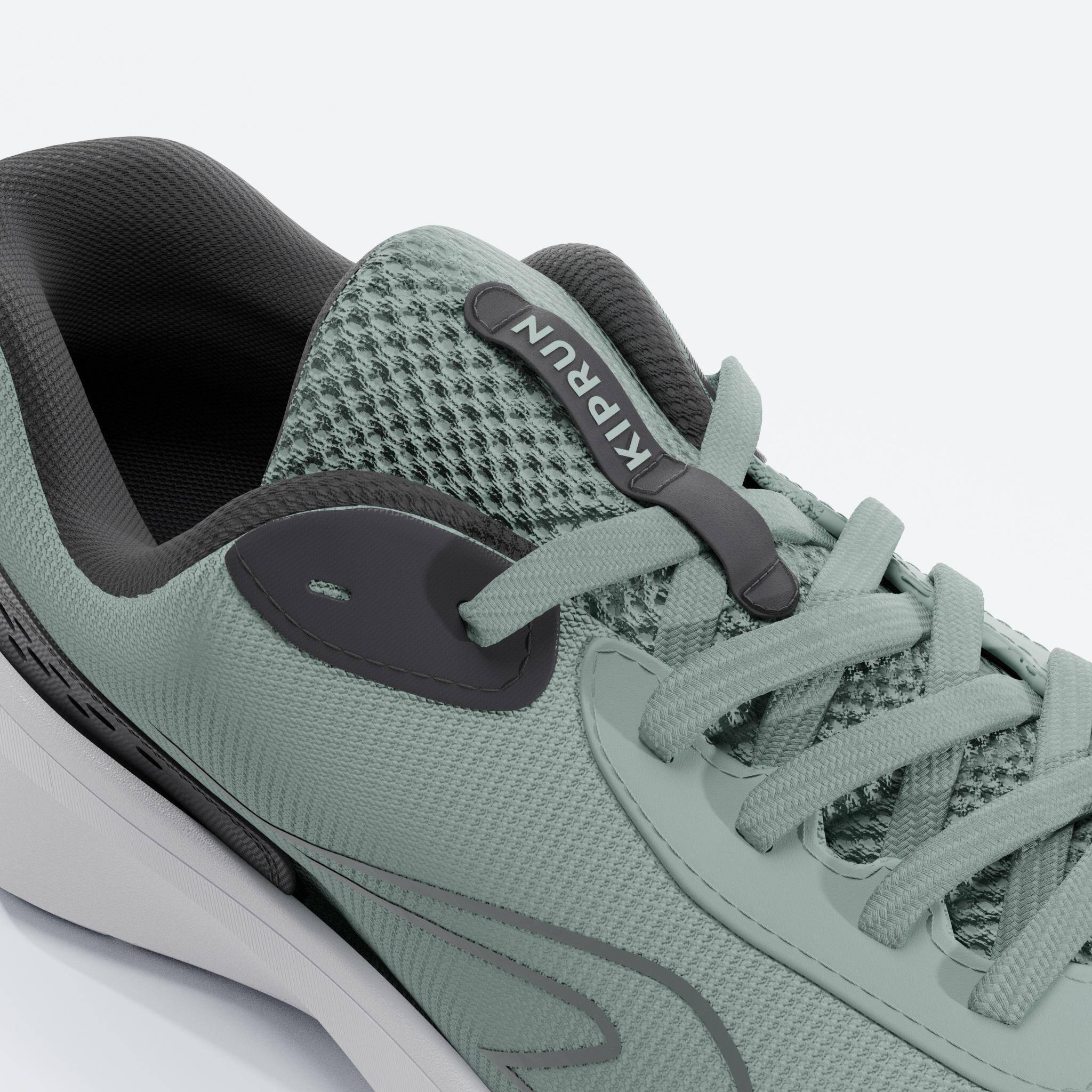 Men Running Shoes Superior Grip Cushioned Upto 10km/week, Jogflow - Frozen Green -  5