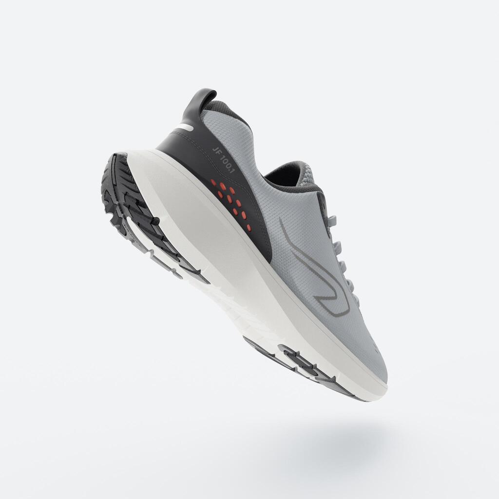 MEN'S RUNNING SHOES JOGFLOW 100.1 GREY ORANGE