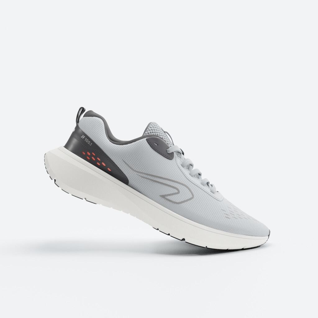 CHAUSSURES DE RUNNING HOMME JOGFLOW 100.1 GRIS ORANGE