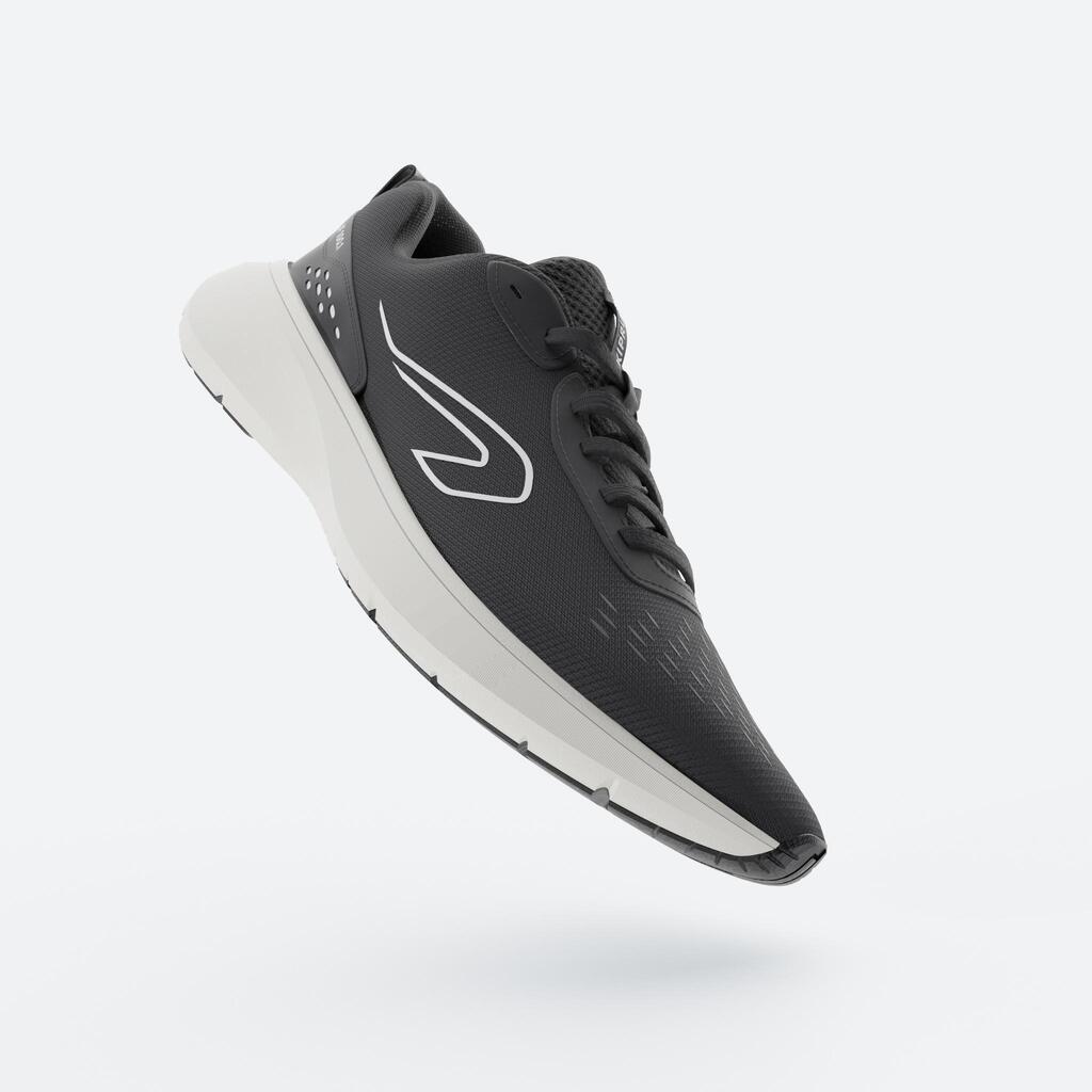 Tenis de running negro con gris para hombre jogflow 100.1 